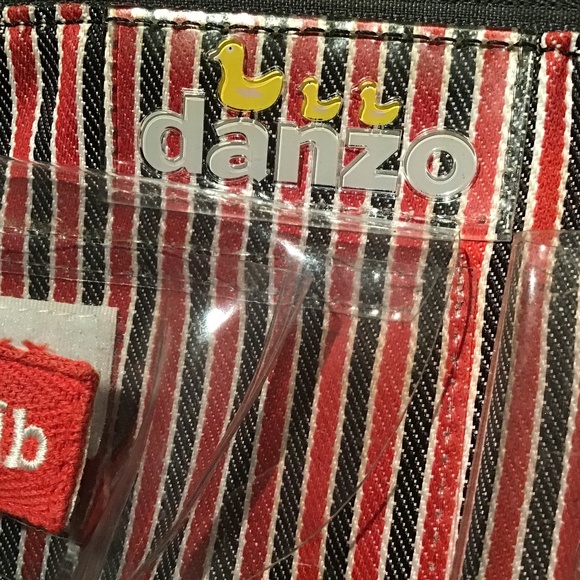 DANZO ‘RETRO KHAKI GREEN NYLON WITH BEIGE VACHETTA HANDLES & TRIMS  BABY BAG - Picture 6 of 16